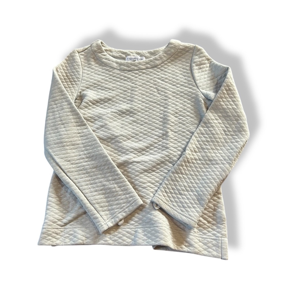 [Liberty Lane] Quilted Pullover Sweatshirt
